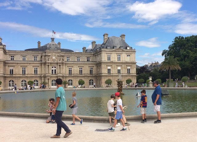 Toy boats in Luxembourg Gardens