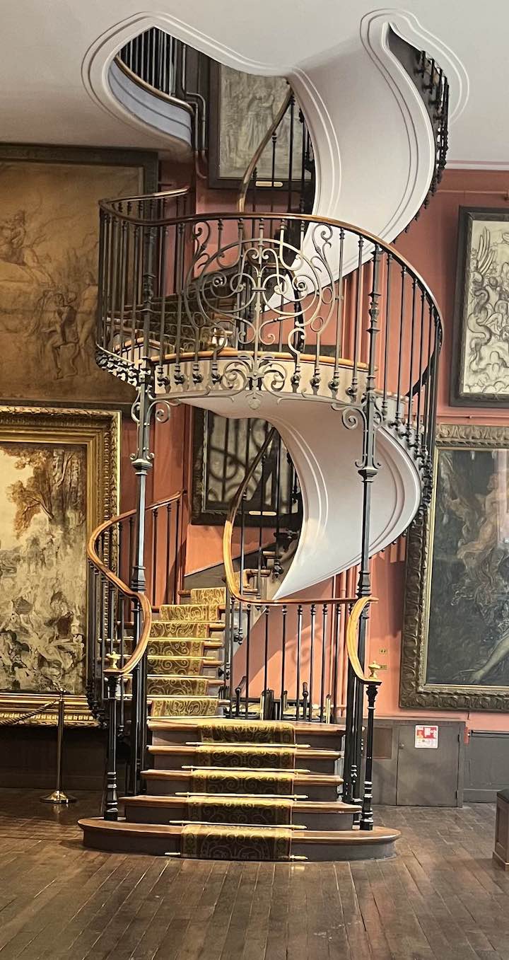 Staircase at the Gustave-Moreau museum